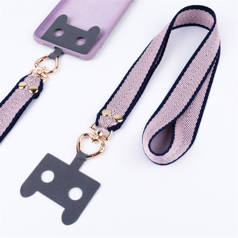 手机挂绳贴片夹片挂脖挂链女斜挎可背吊绳钥匙防丢手腕款网红挂件