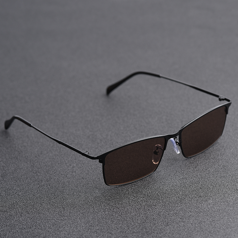 水晶眼镜天然水晶石头镜男士款正品太阳镜开车抗疲劳墨镜方形时尚