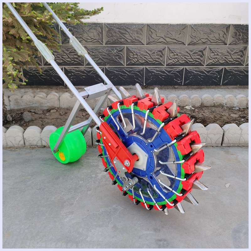 20嘴花生豌豆旱稻高粱谷芝麻白菜萝卜药材手推蔬菜点播种机施肥器