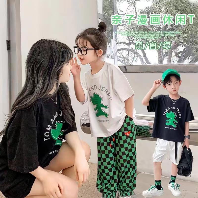 【小杰哥专享】猫和老鼠IP联名正版授权卡通亲子装T恤JX22618