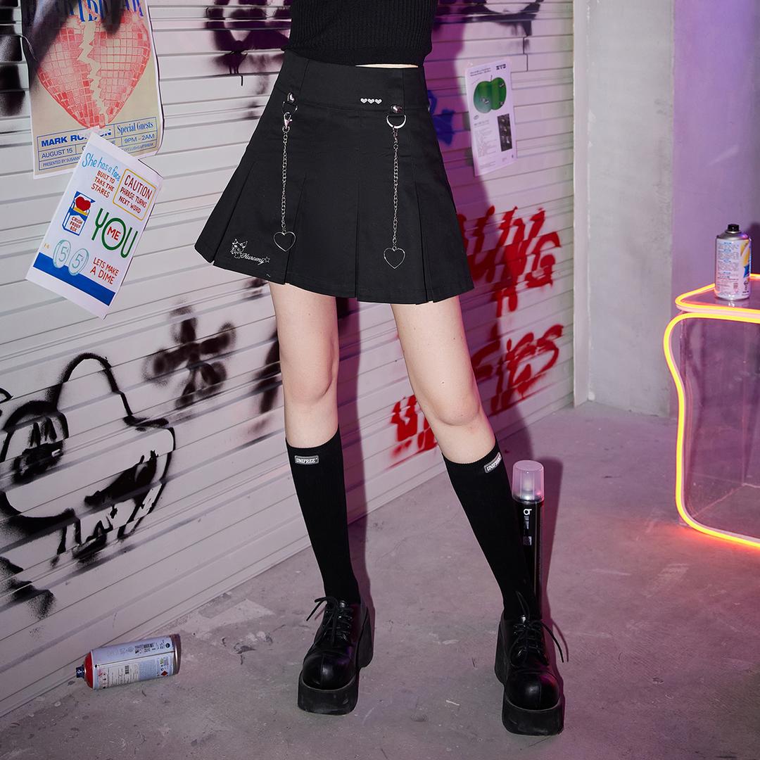 【小呆鸟专享】【酷洛米联名】UNIFREE半身裙女高腰U221Q905R1R1