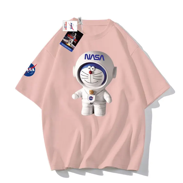 【JN 蓓蓓家专属】NASA NBA联名夏季卡通印花纯棉短袖T恤