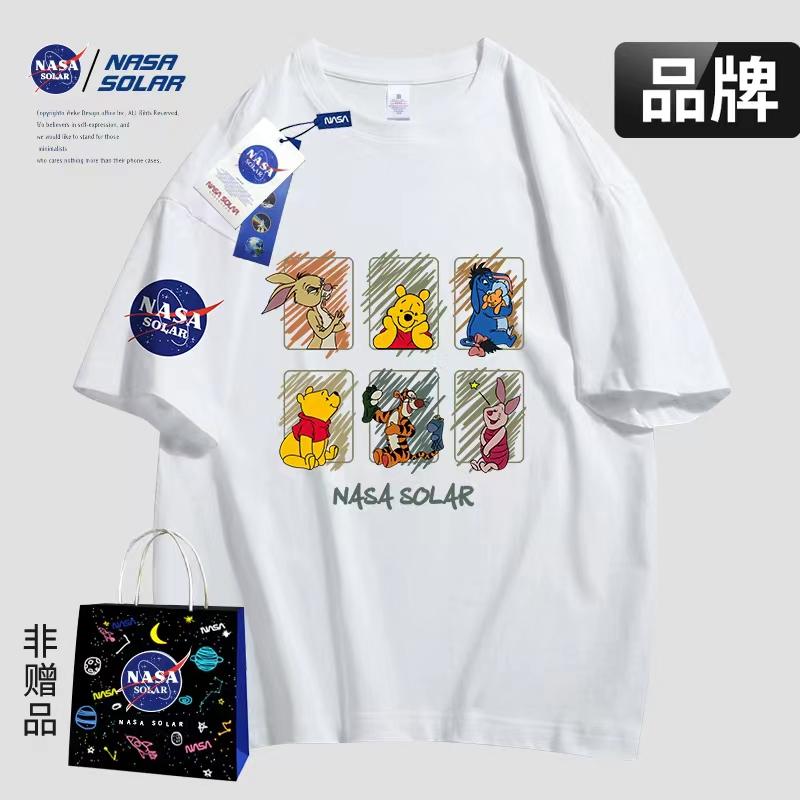 【正版授权】NASA 2022新款夏季卡通动漫男女同款T恤情侣短袖