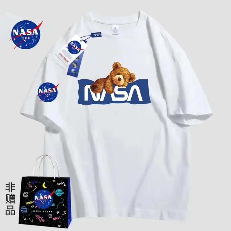 NASA联名2022新款纯棉情侣款短袖1