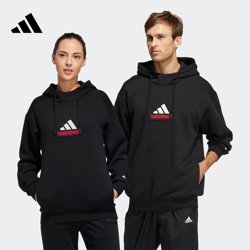 阿迪达斯官网男女情侣新年款运动卫衣adidas 变形金刚联名 HM7446